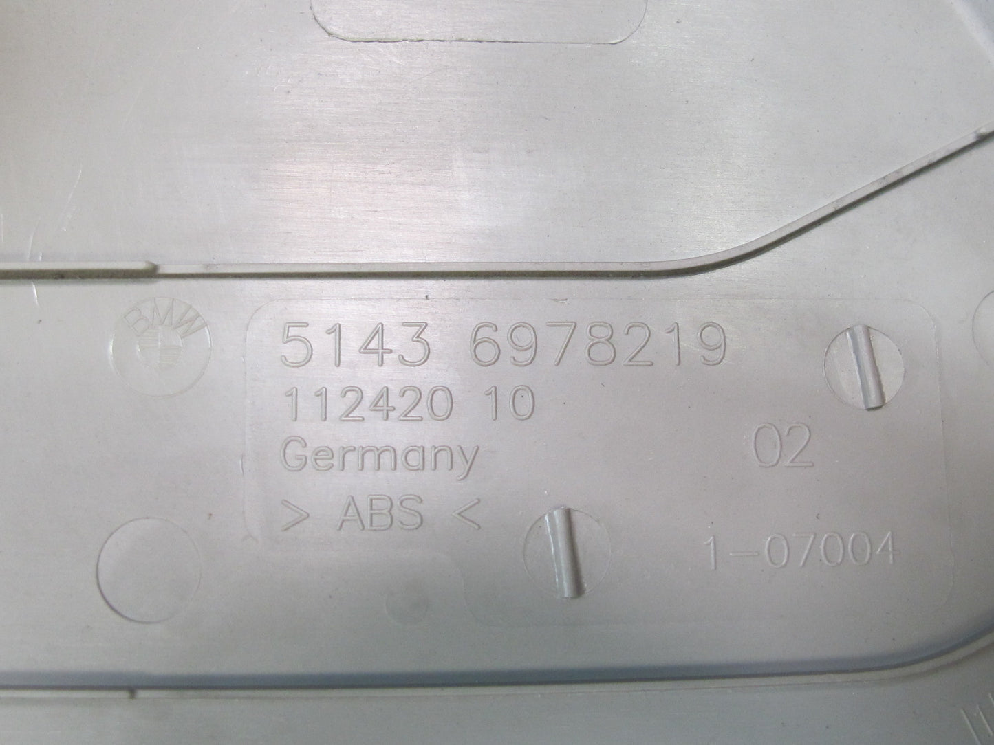 08-13 BMW E88 135I Conv Front Left & Right Lower Kick Trim Cover Beige Set OEM