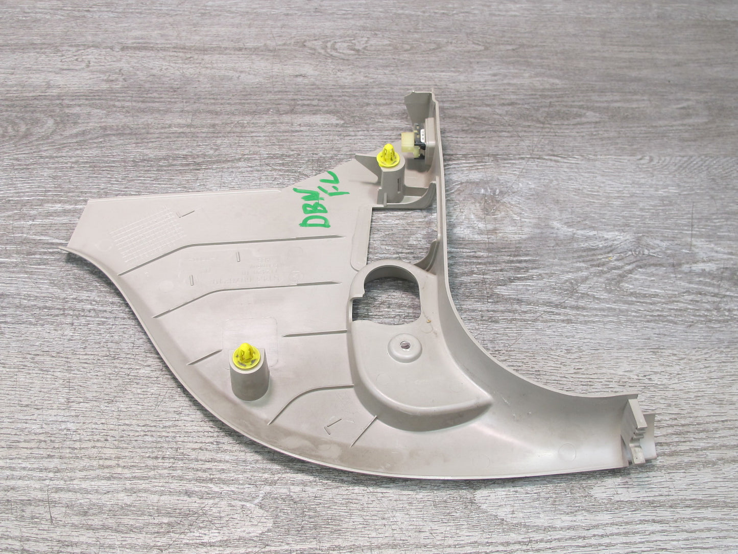 08-13 BMW E88 135I Conv Front Left & Right Lower Kick Trim Cover Beige Set OEM