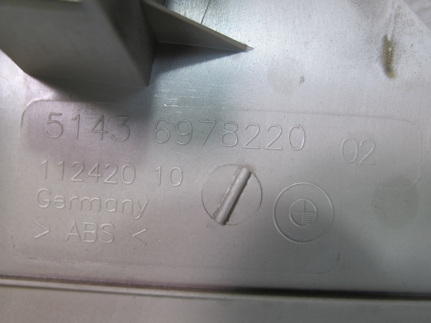 08-13 BMW E88 135I Conv Front Left & Right Lower Kick Trim Cover Beige Set OEM