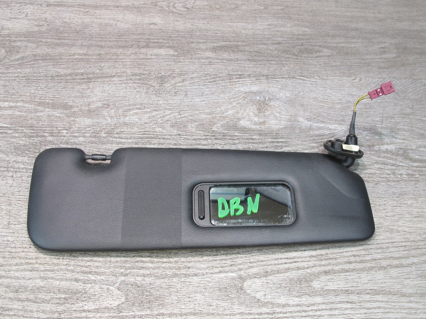 08-13 BMW E88 135i Convertible Left & Right Sun Visor Black Set OEM