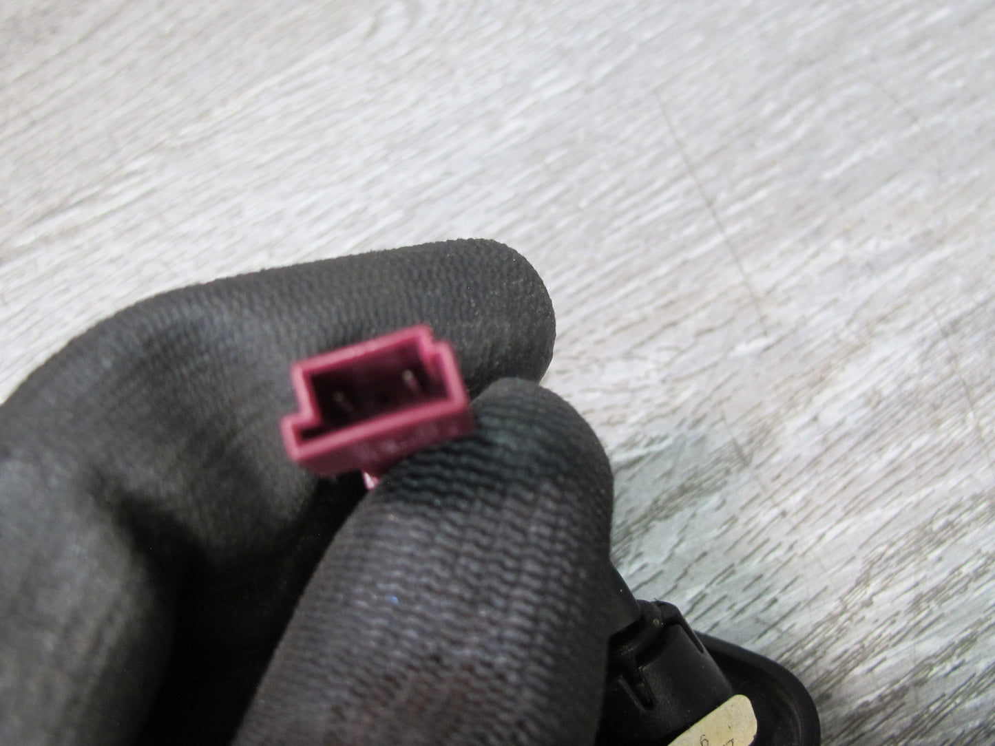 08-13 BMW E88 135i Convertible Left & Right Sun Visor Black Set OEM