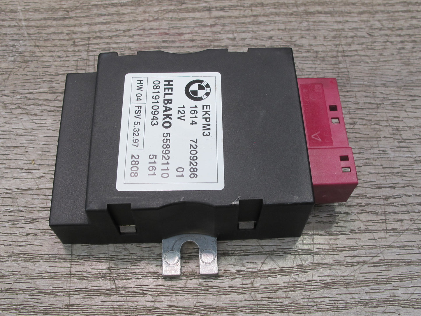 08-13 BMW E88 135I Fuel Pump Control Module 7209286 OEM
