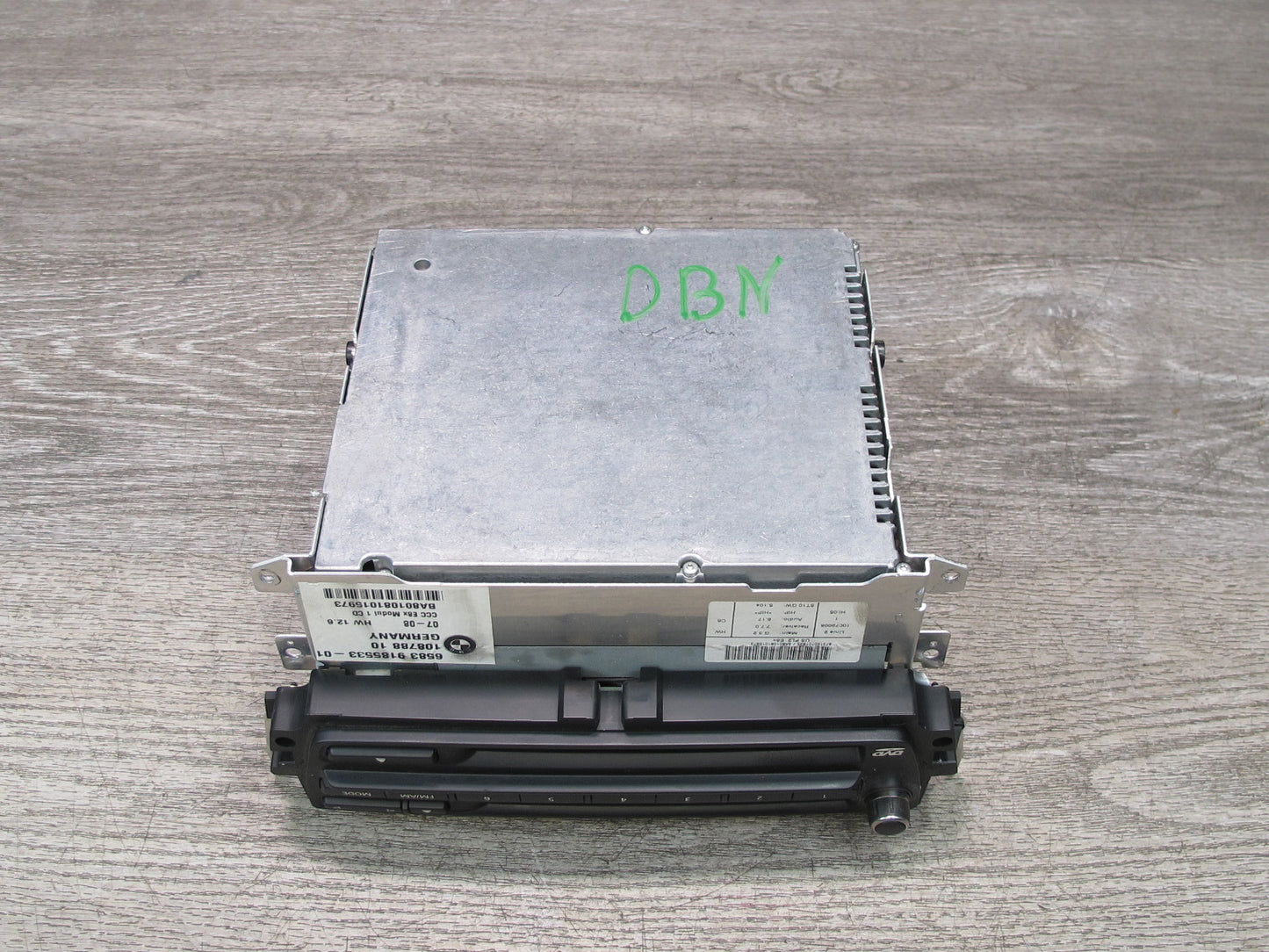 2008 BMW E82 E88 135I CCC Navi Radio CD Player Receiver Head Unit 9185533 OEM