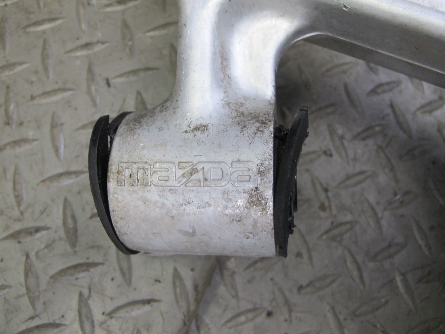 86-88 Mazda RX7 FC3S Front Left Suspension Lower Control Arm w Strut Rod OEM