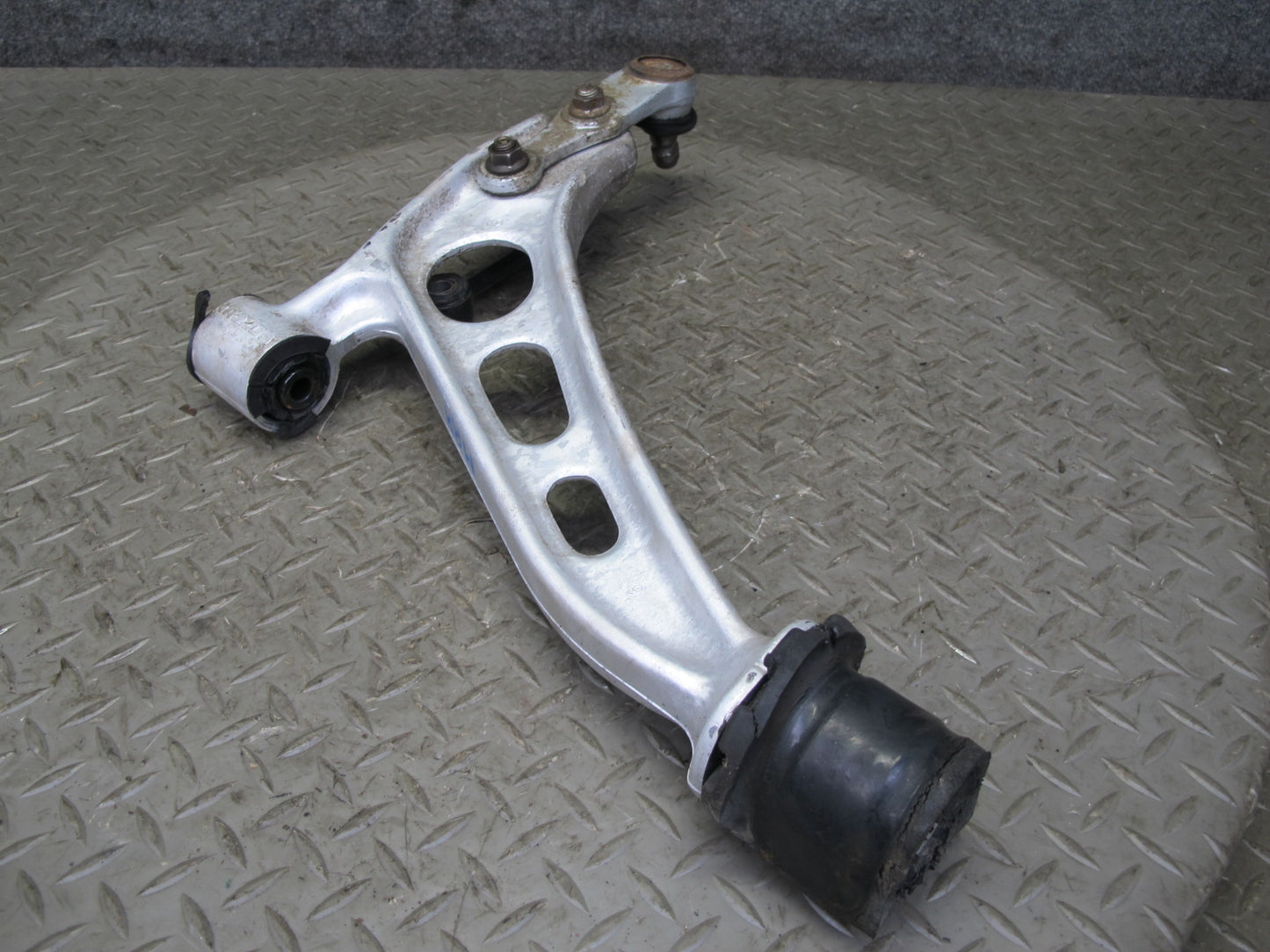 86-88 Mazda RX7 FC3S Front Left Suspension Lower Control Arm w Strut Rod OEM