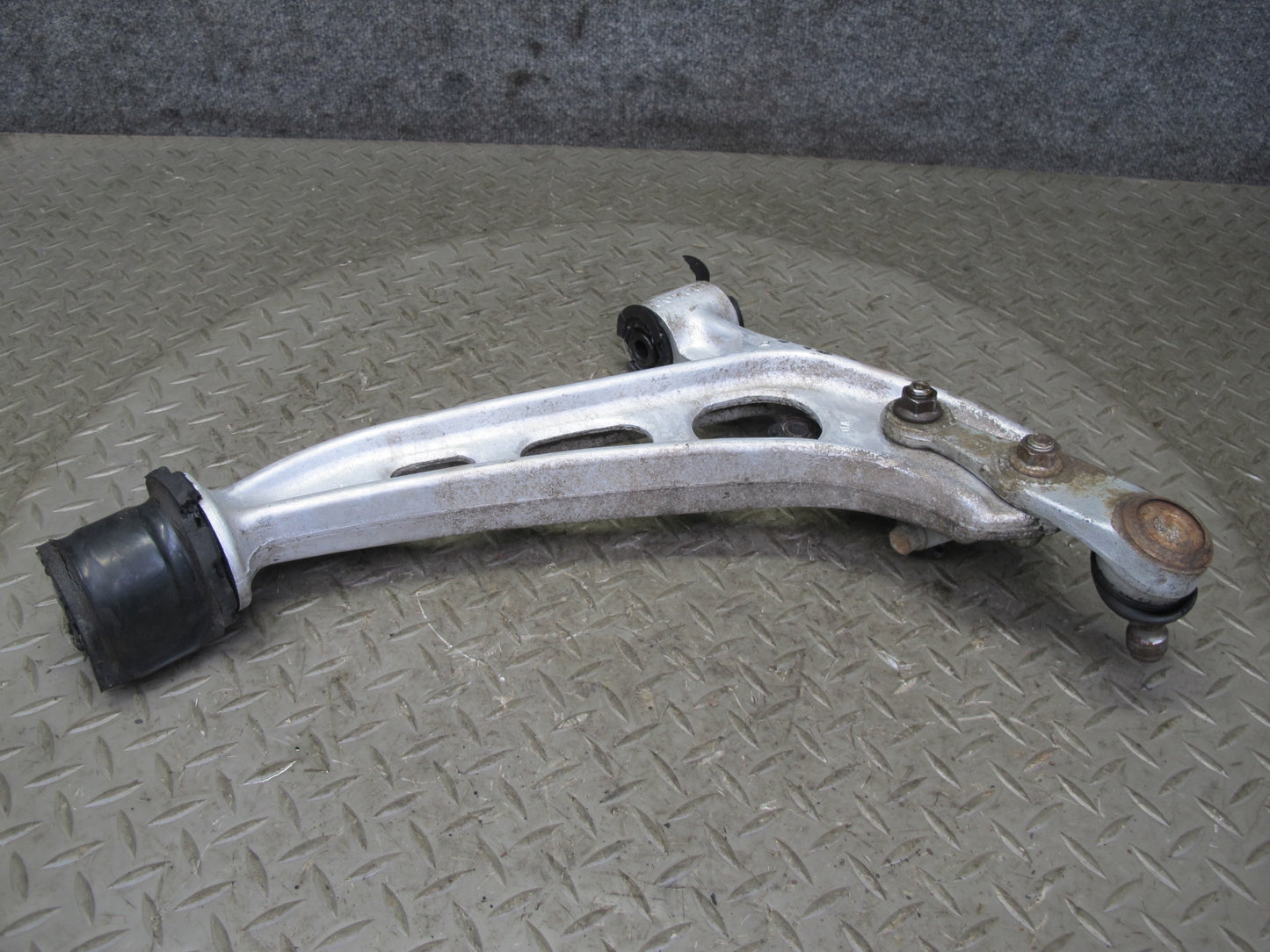 86-88 Mazda RX7 FC3S Front Left Suspension Lower Control Arm w Strut Rod OEM