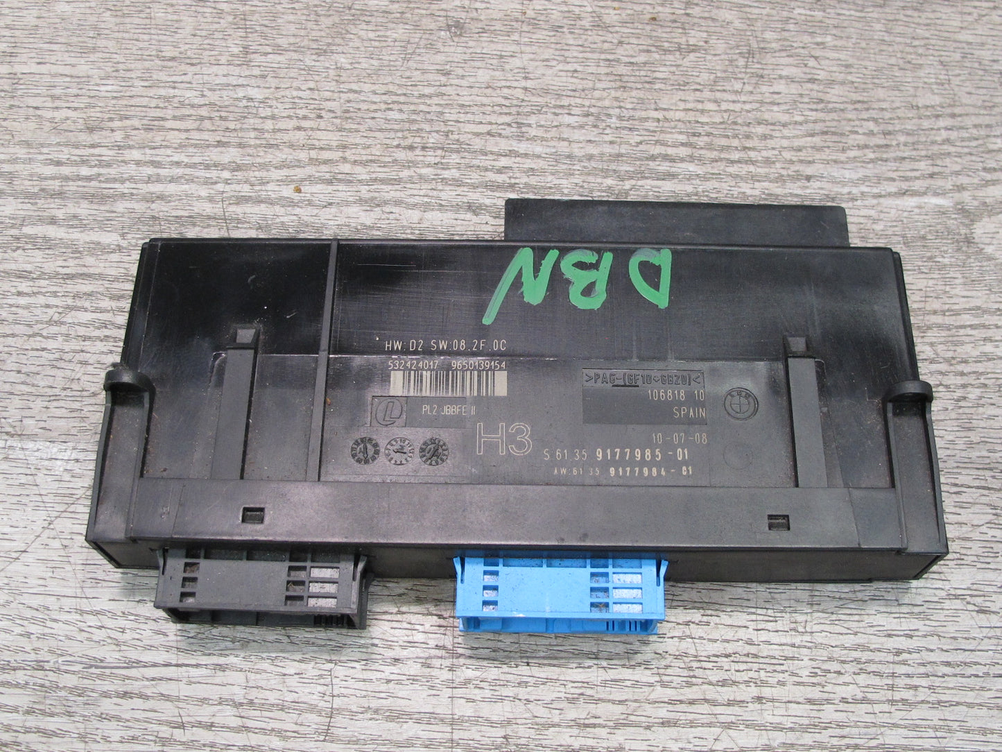 08-10 BMW E88 135I Convertible Comfort BCM Body Control Module 9177985 OEM