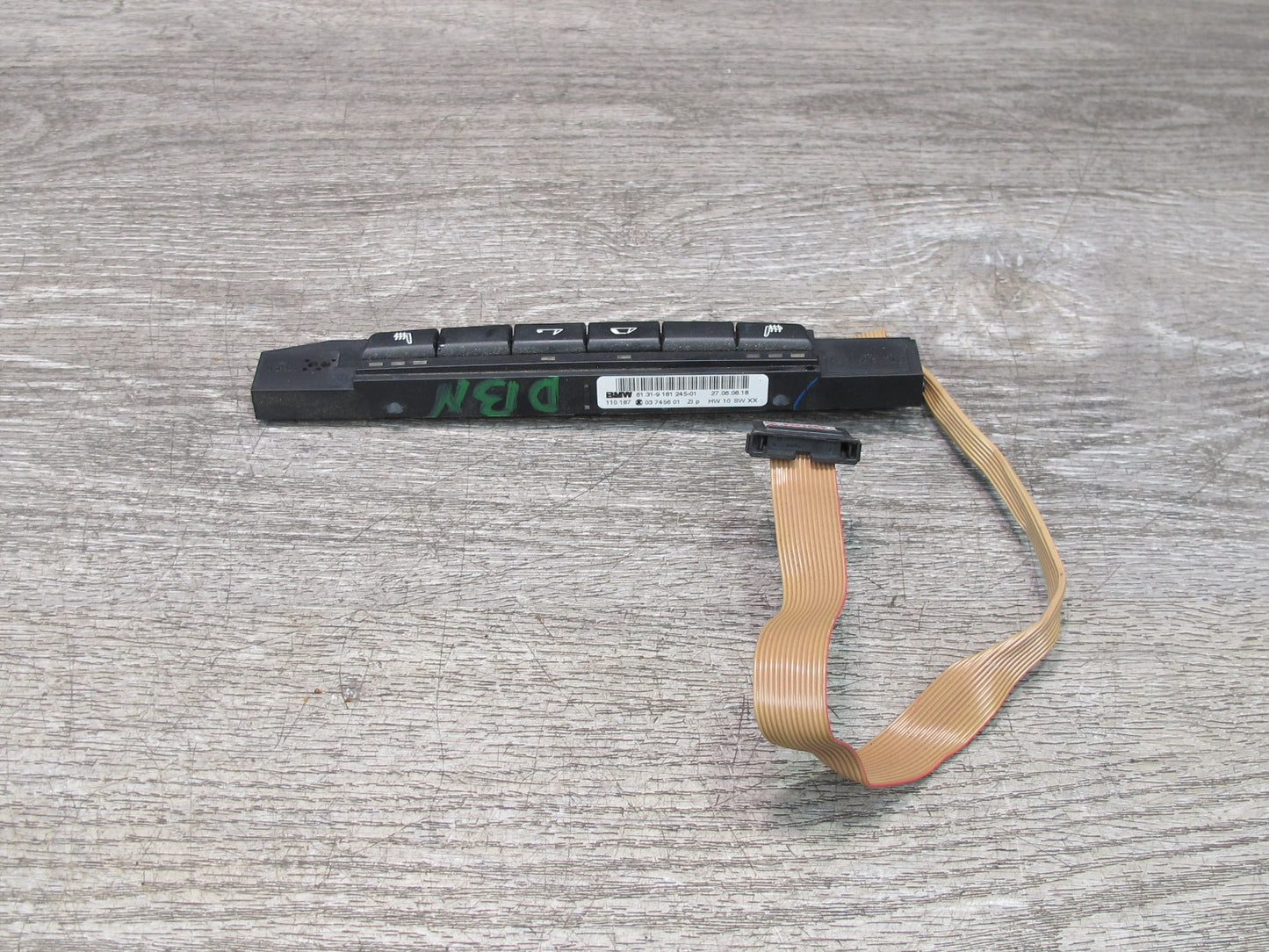 08-13 BMW E88 135I Convert Center Console Heated Seat TOP Roof Switch Panel OEM