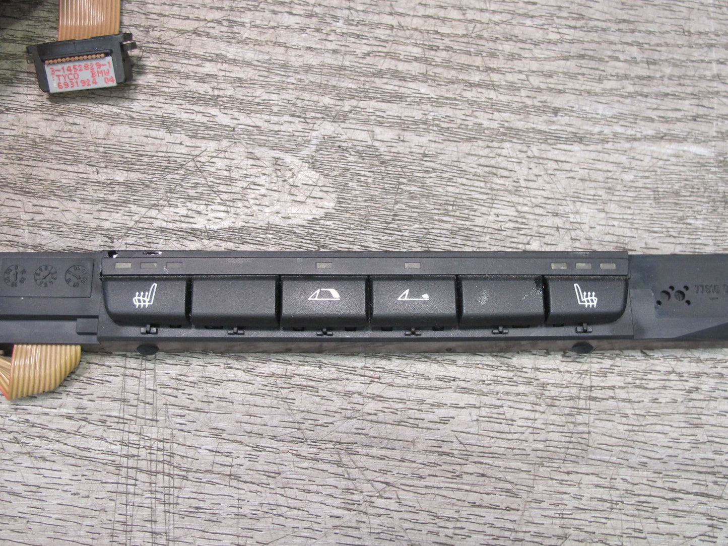 08-13 BMW E88 135I Convert Center Console Heated Seat TOP Roof Switch Panel OEM