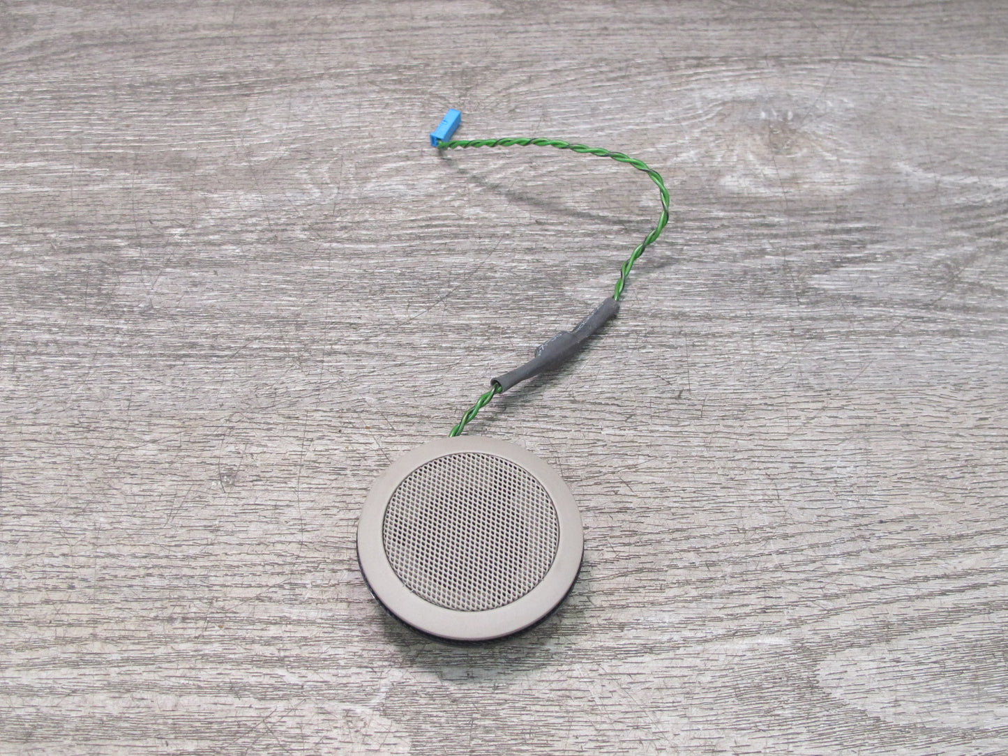 08-09 BMW E88 135i Convertible Set of 2 Rear Tweeter Speaker w Trim Beige OEM