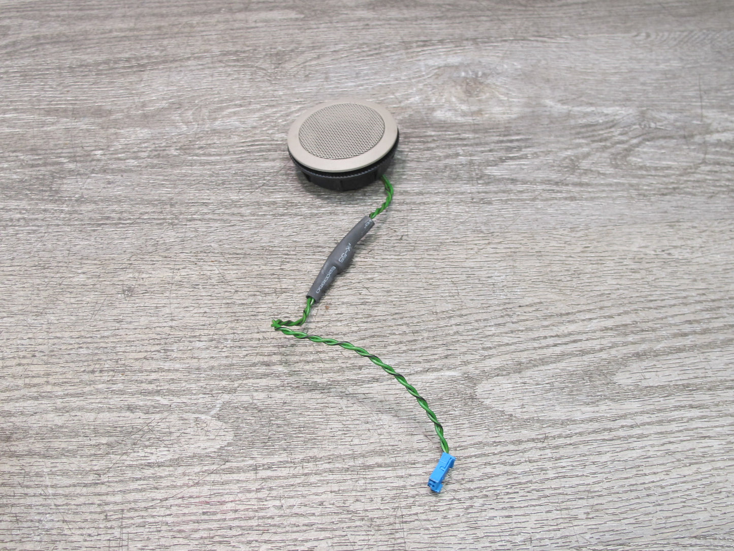 08-09 BMW E88 135i Convertible Set of 2 Rear Tweeter Speaker w Trim Beige OEM