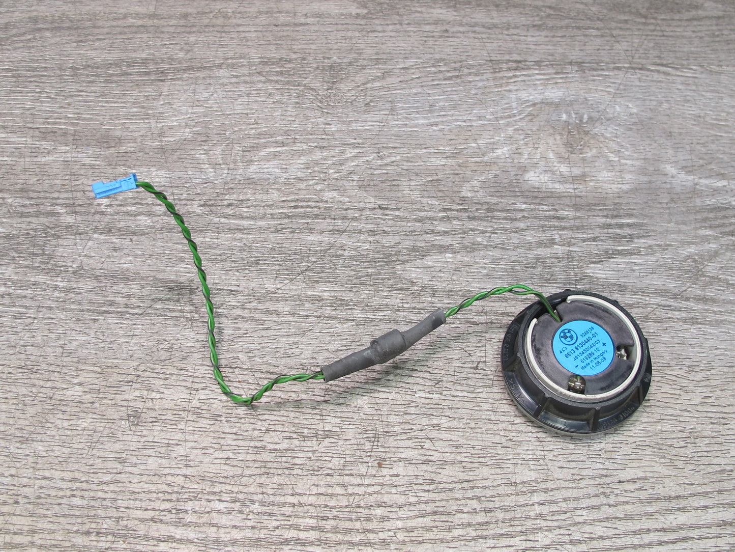 08-09 BMW E88 135i Convertible Set of 2 Rear Tweeter Speaker w Trim Beige OEM