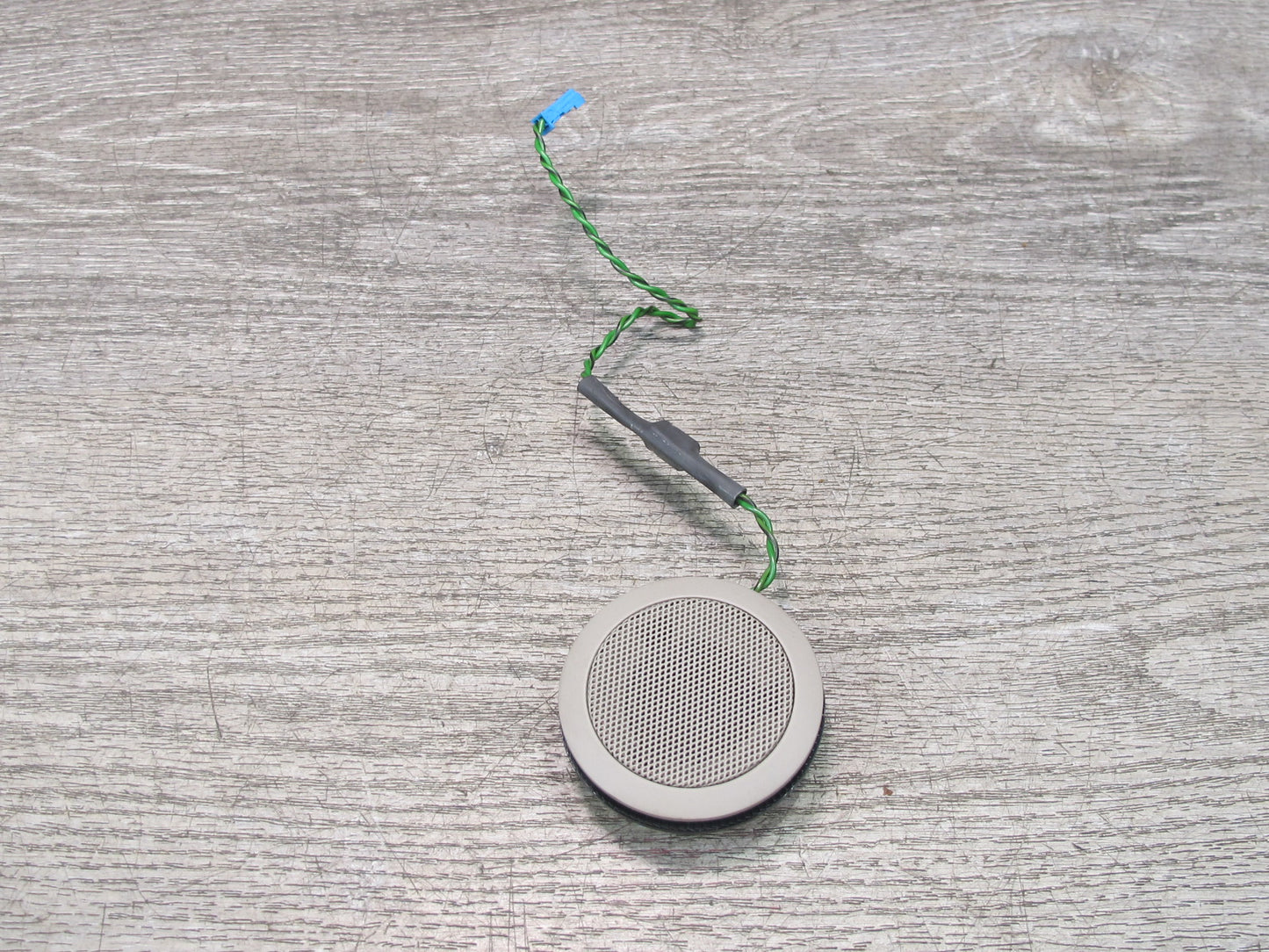 08-09 BMW E88 135i Convertible Set of 2 Rear Tweeter Speaker w Trim Beige OEM