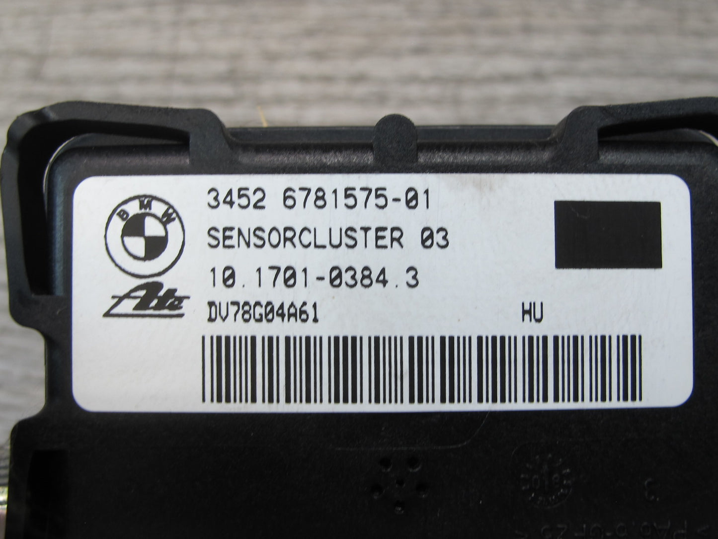 08-13 BMW E82 E88 135I YAW Turn Rate Acceleration Speed Sensor 6781575 OEM