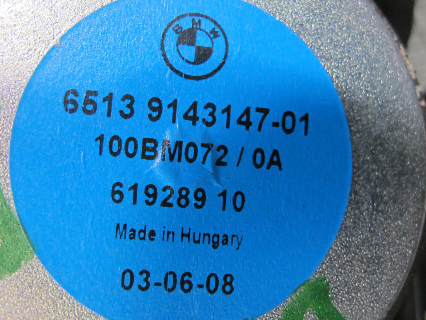 08-13 BMW E88 135i Convertible Rear Right & Left Hifi Speaker Set 9143147 OEM