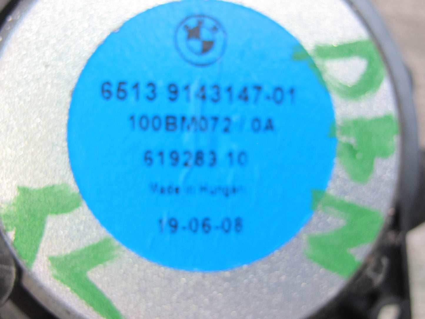 08-13 BMW E88 135i Convertible Rear Right & Left Hifi Speaker Set 9143147 OEM