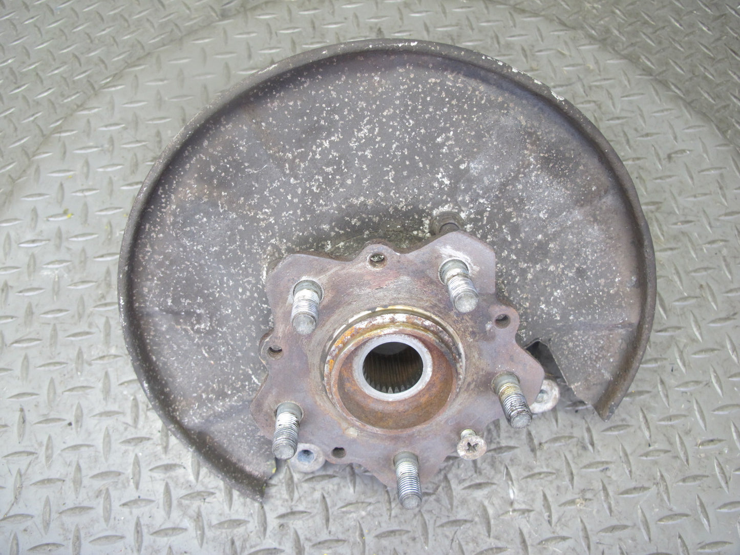 86-91 Mazda RX7 FC3S 5LUG Rear Left Spindle Knuckle Wheel Hub Bearing OEM