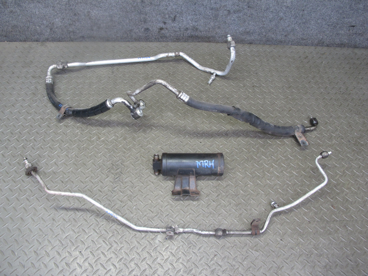 86-88 Mazda RX7 FC3S NON Turbo A/C Air Conditioning Hose Pipe Line Dryer Set OEM