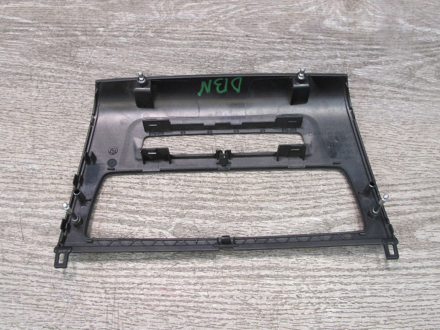 08-13 BMW E82 E88 135I Front Center Console Radio Trim Cover Panel Black OEM