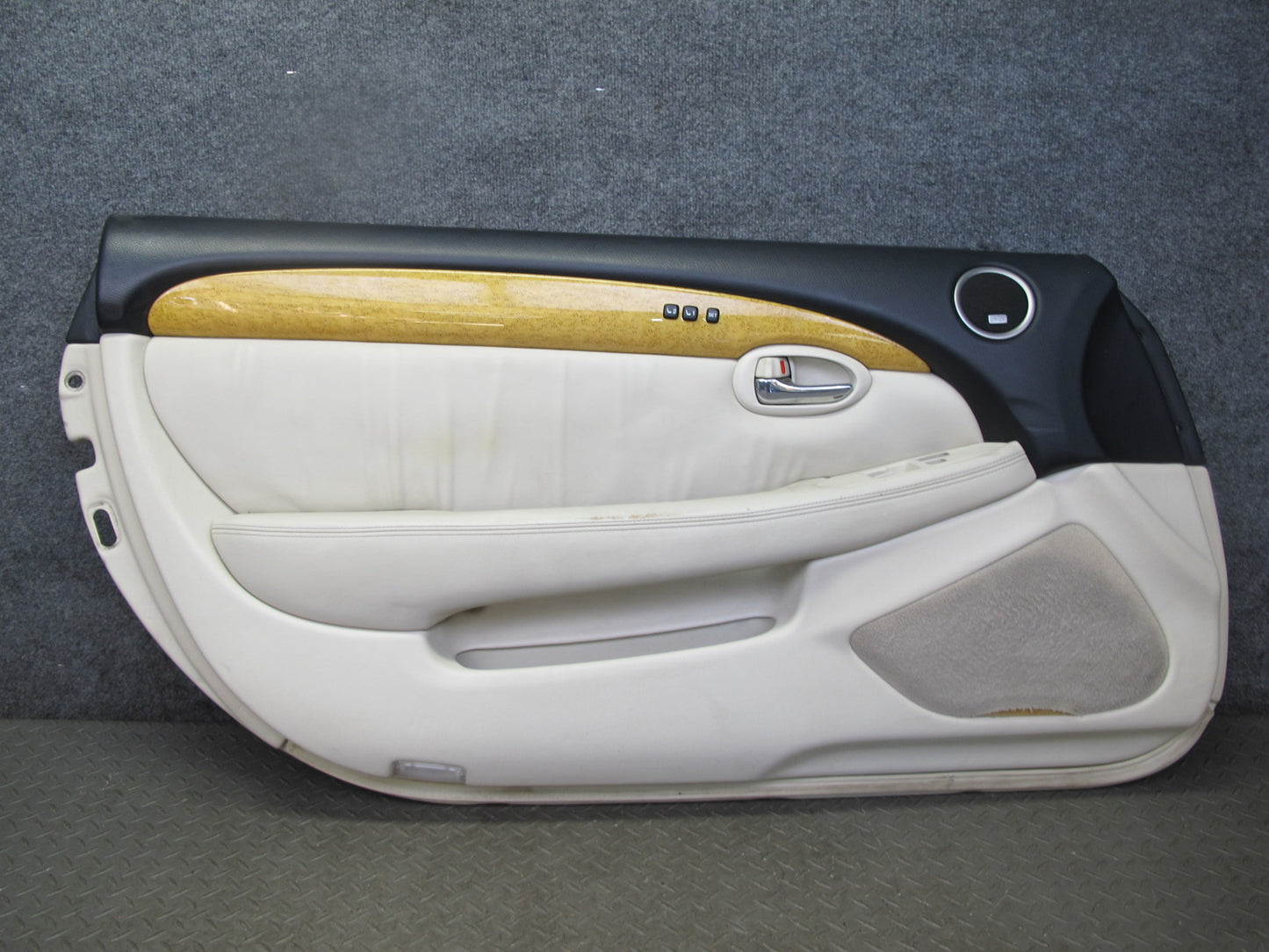 02-05 Lexus SC430 Set of 2 Left & Right Door Interior Trim Cover Panel Ecru OEM