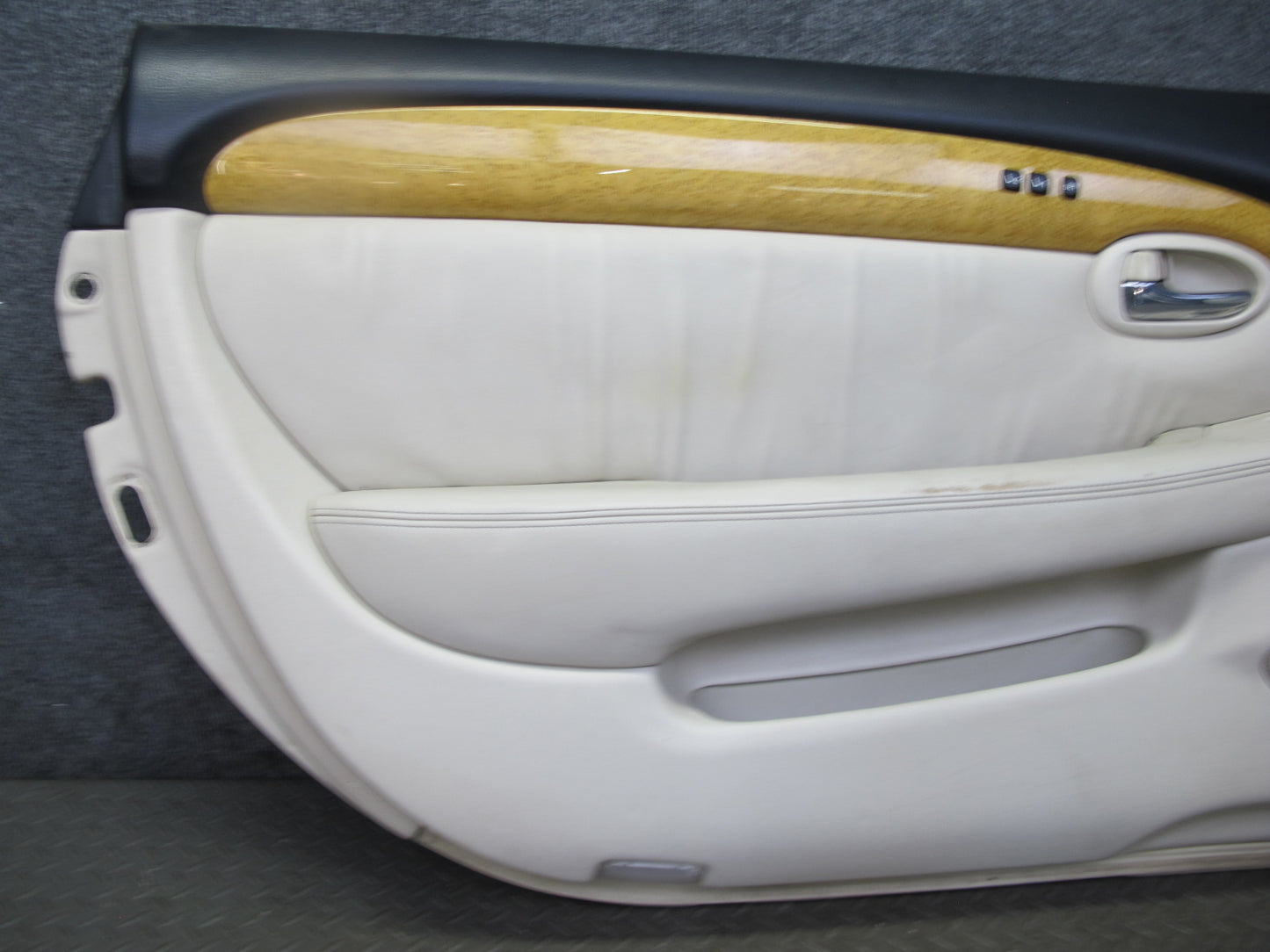 02-05 Lexus SC430 Set of 2 Left & Right Door Interior Trim Cover Panel Ecru OEM