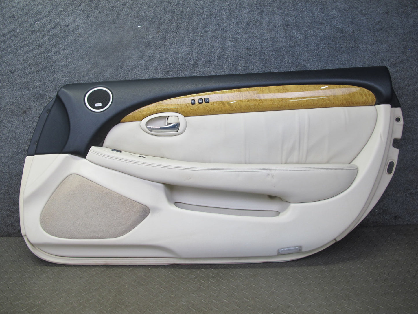 02-05 Lexus SC430 Set of 2 Left & Right Door Interior Trim Cover Panel Ecru OEM