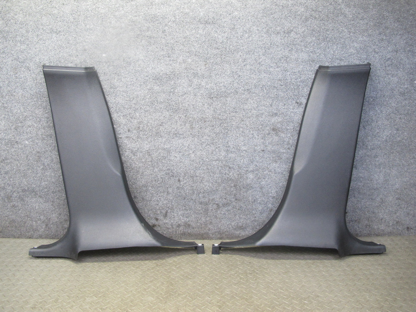 11-17 BMW F25 X3 Set of 2 Left & Right Interior B Pillar Lower Trim Panel OEM