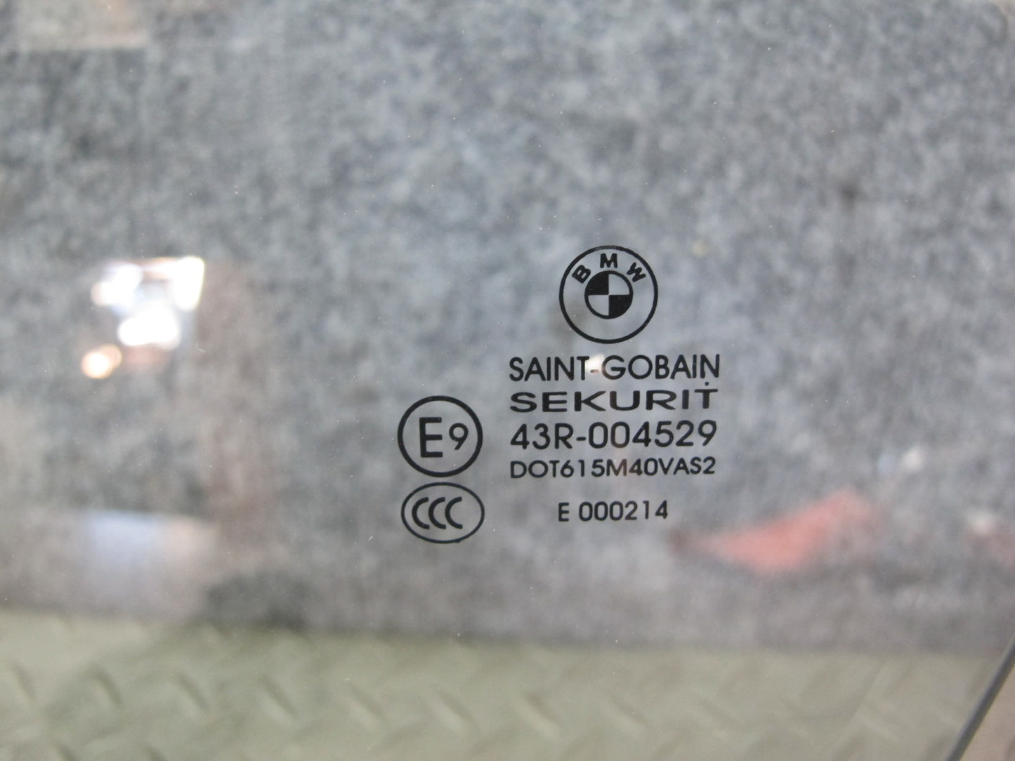 11-17 BMW F25 X3 Front Left Door Glass Window OEM
