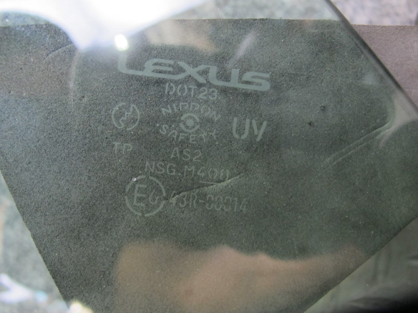02-10 Lexus Z40 SC430 Rear Left Quarter Glass Window OEM