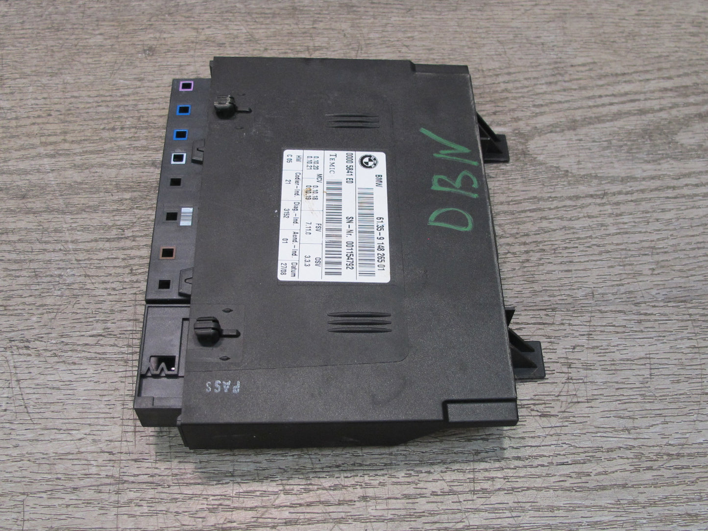 08-09 BMW E88 135I Convertible Front Seat Control Module 9148265 OEM