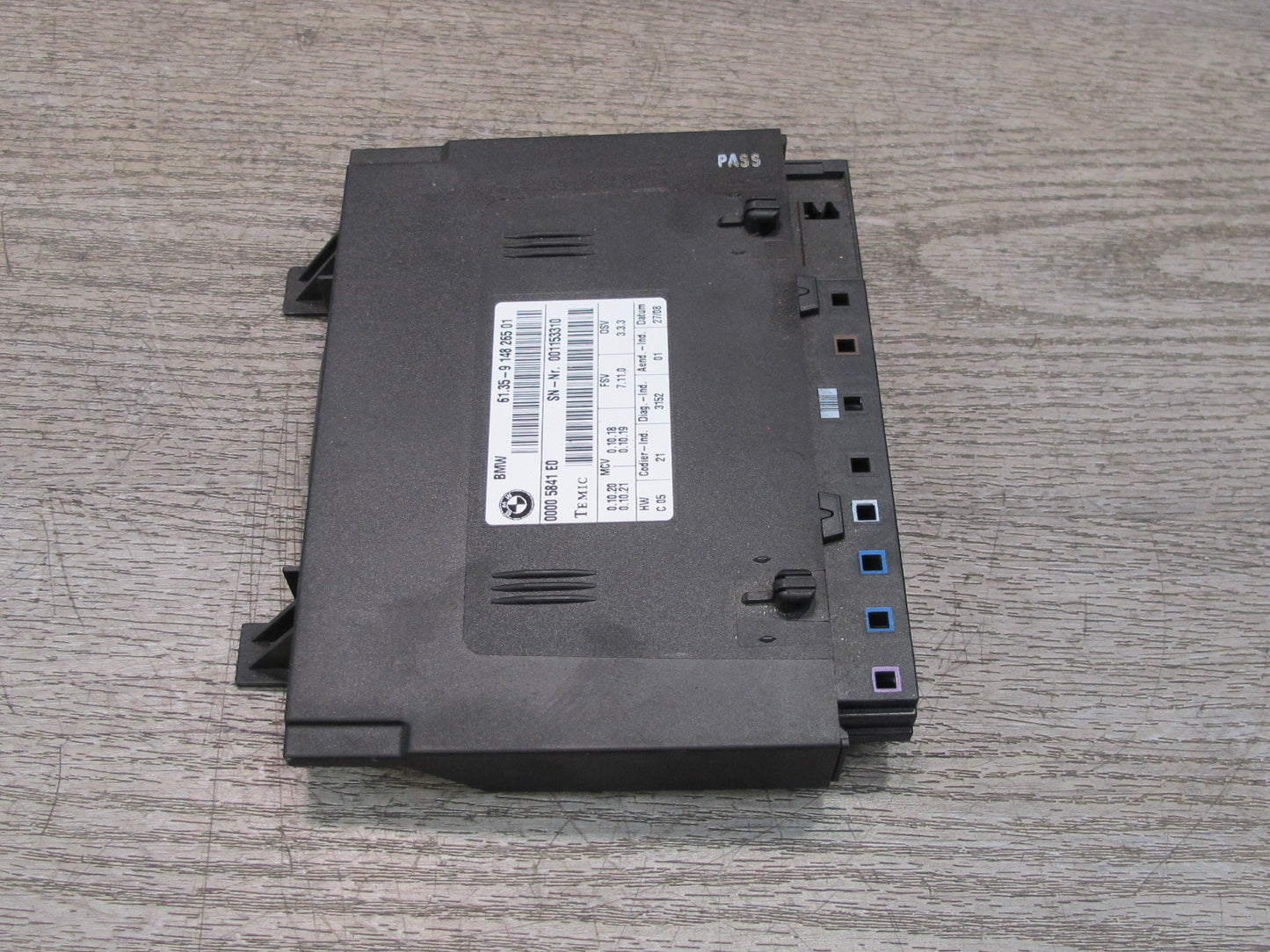 08-09 BMW E88 135I Convertible Front Seat Control Module 9148265 OEM
