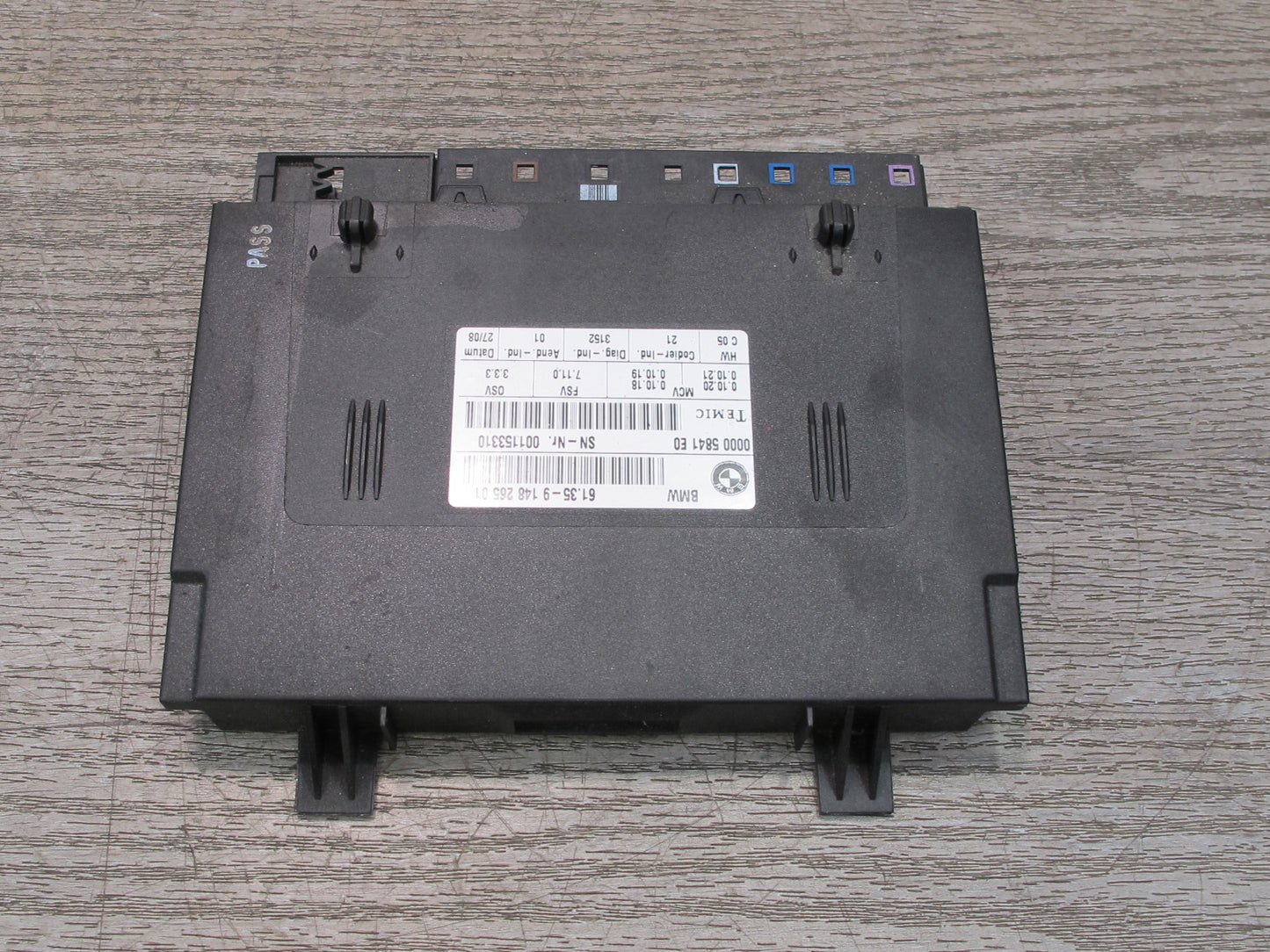 08-09 BMW E88 135I Convertible Front Seat Control Module 9148265 OEM