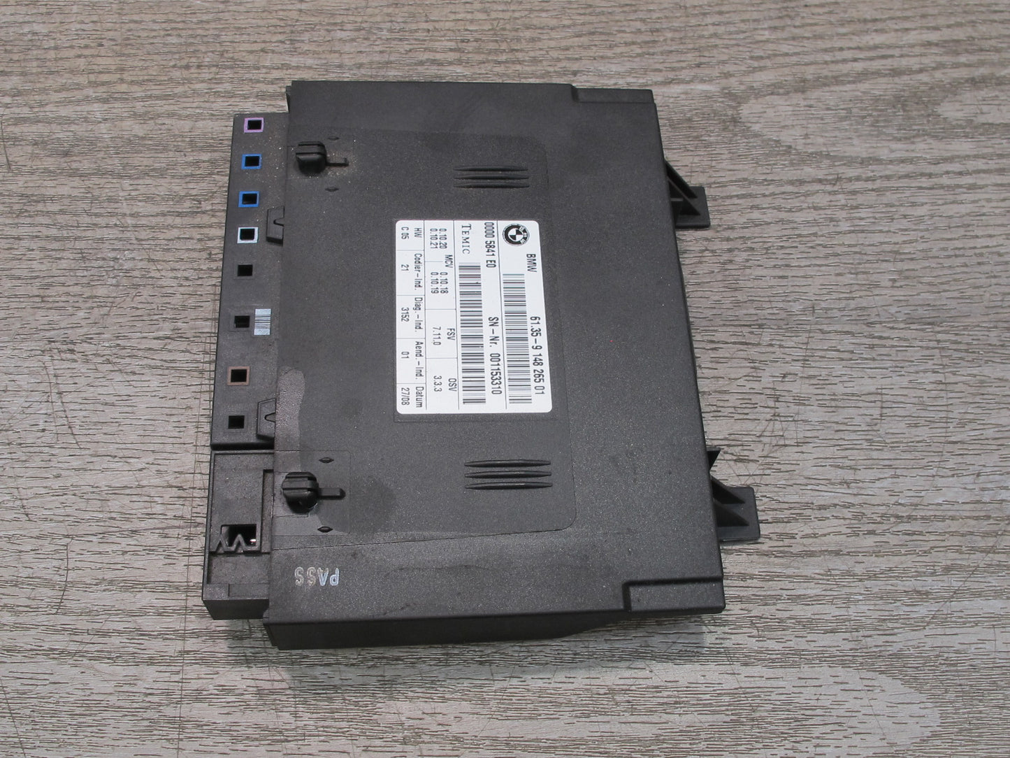08-09 BMW E88 135I Convertible Front Seat Control Module 9148265 OEM