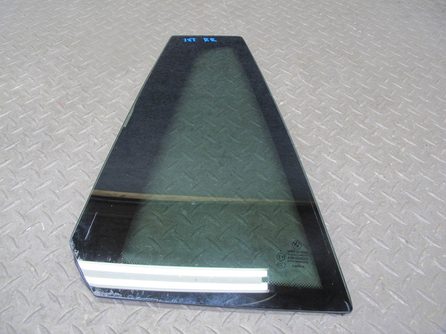 11-17 BMW F25 X3 Rear Right Door Fixed Glass Window OEM