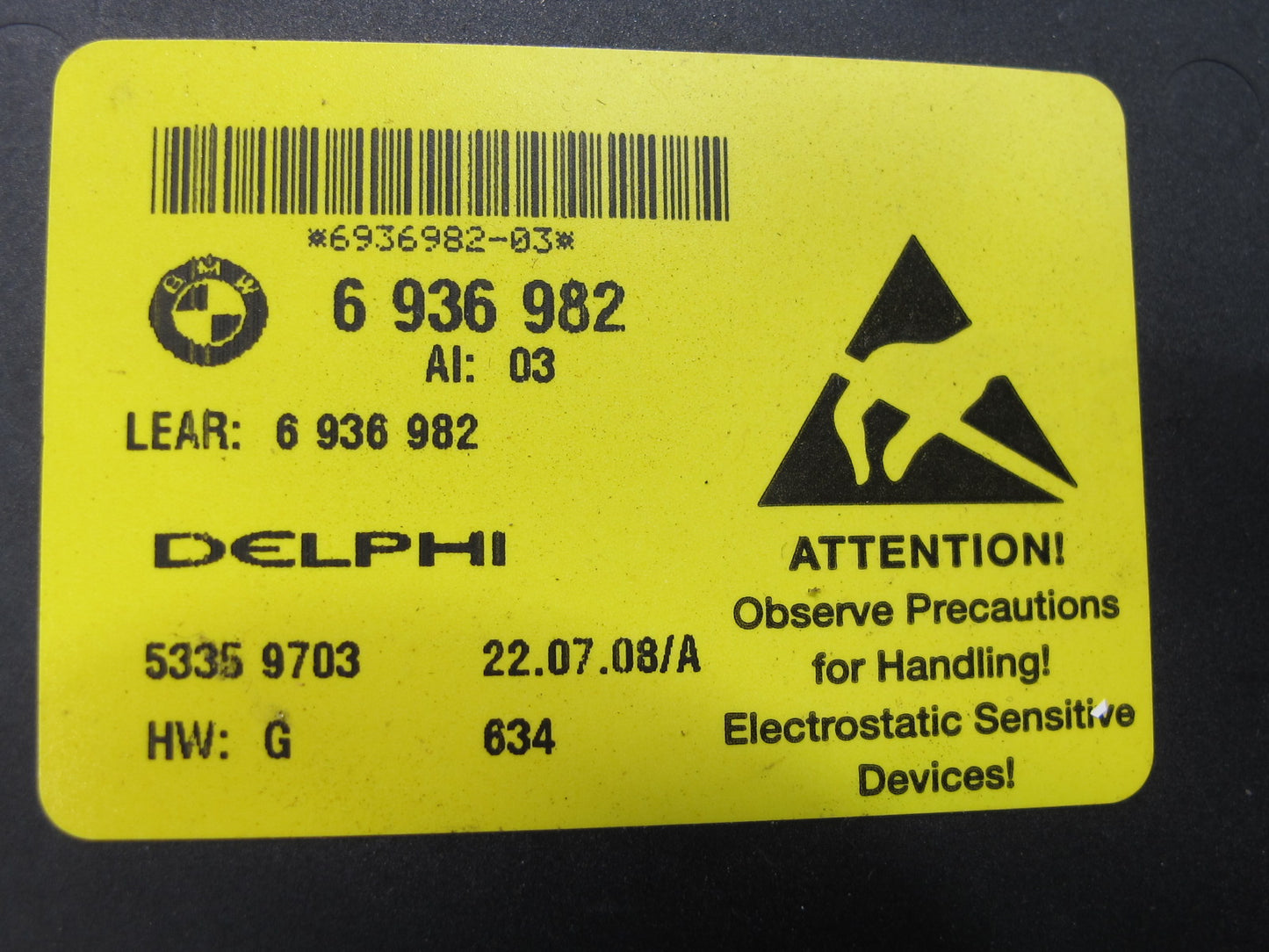 08-13 BMW E82 E88 135I Front Right Seat Adjustment Control Switch Set OEM