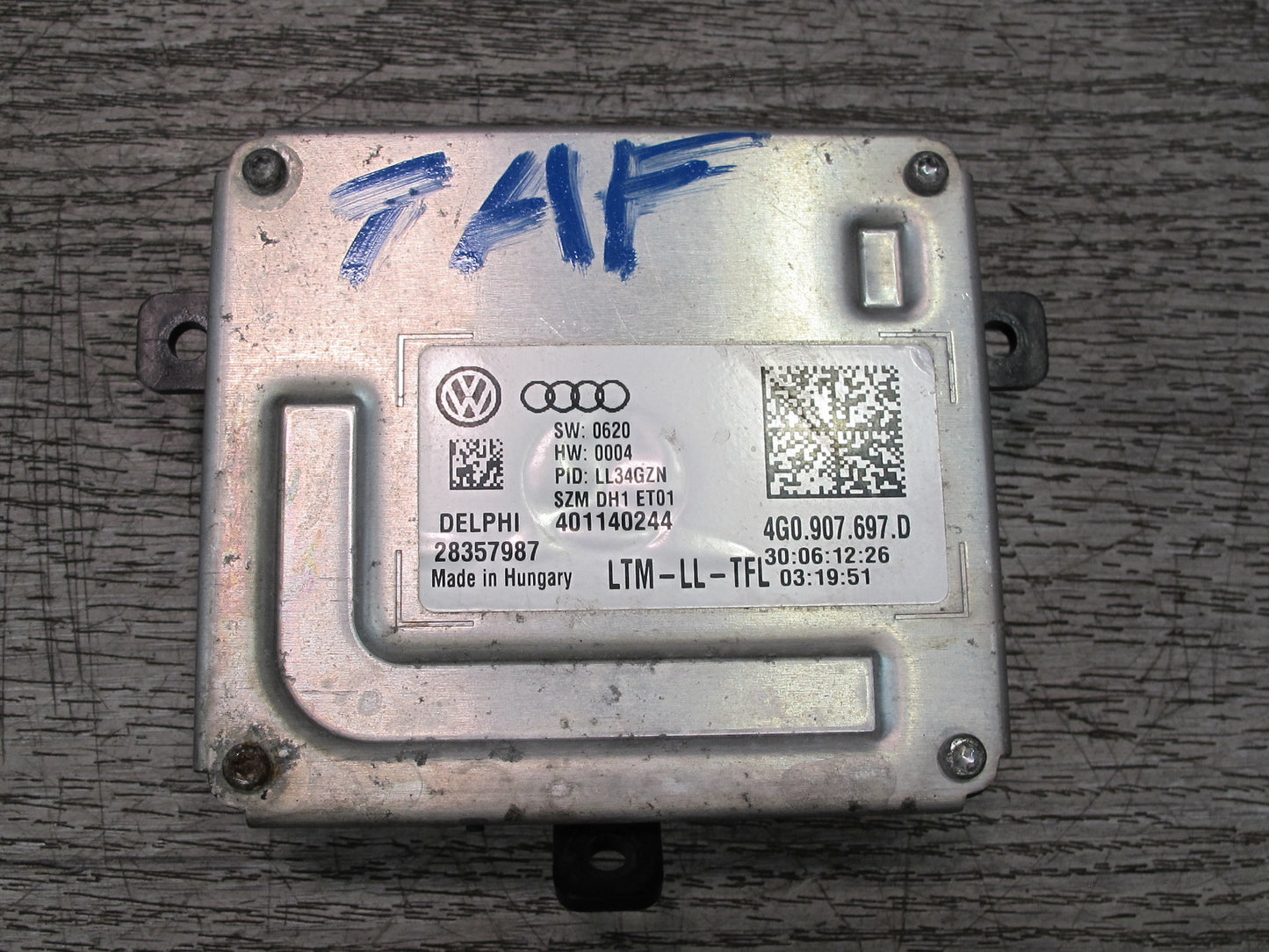 13-16 Audi A4 S4 B8 Set of 3 Left or Right Headlight HID DRL Ballast Module OEM