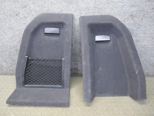 11-17 BMW F25 X3 Set of 2 Rear Trunk Access Carpet Liner Trim Cover OEM