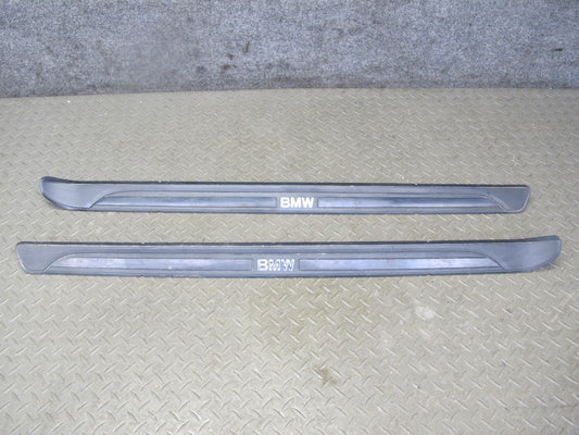 08-13 BMW E82 E88 135I Set of 2 Left & Right Door Sill Scuff Plate Trim OEM