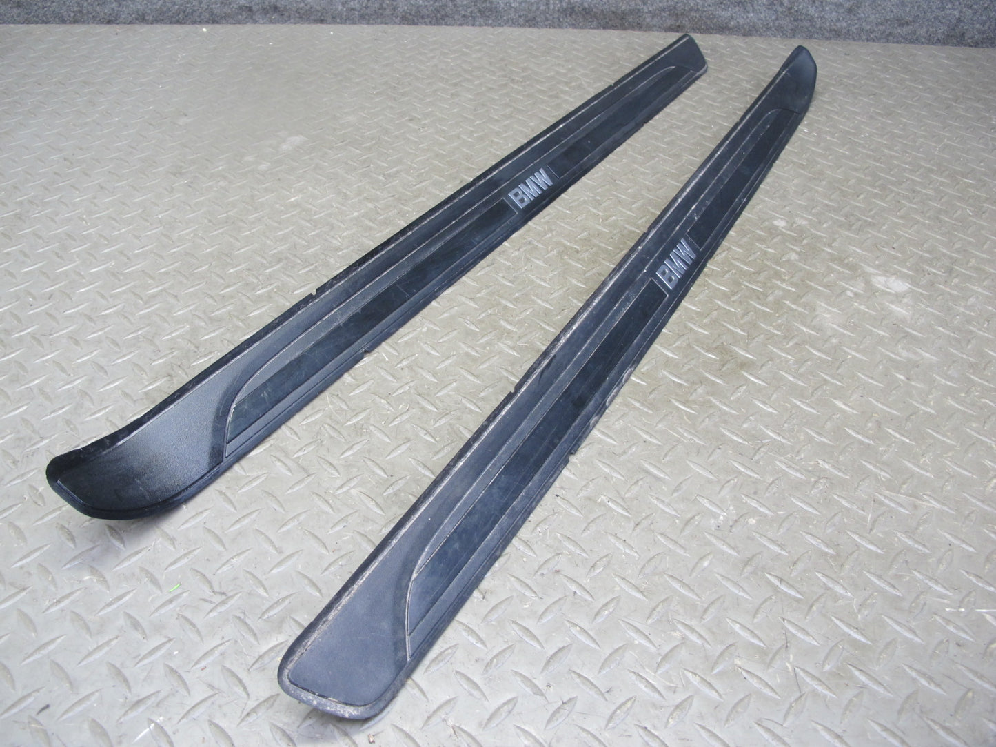 08-13 BMW E82 E88 135I Set of 2 Left & Right Door Sill Scuff Plate Trim OEM