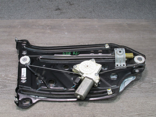 08-13 BMW E88 135I Convertible Rear Left Quarter Window Regulator w Motor OEM