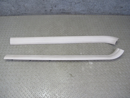 08-13 BMW E82 E88 135I Set of 2 Left Right Door Inner Scuff Sill Plate Trim OEM