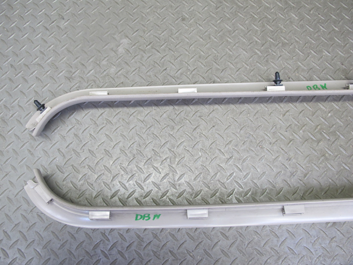 08-13 BMW E82 E88 135I Set of 2 Left Right Door Inner Scuff Sill Plate Trim OEM
