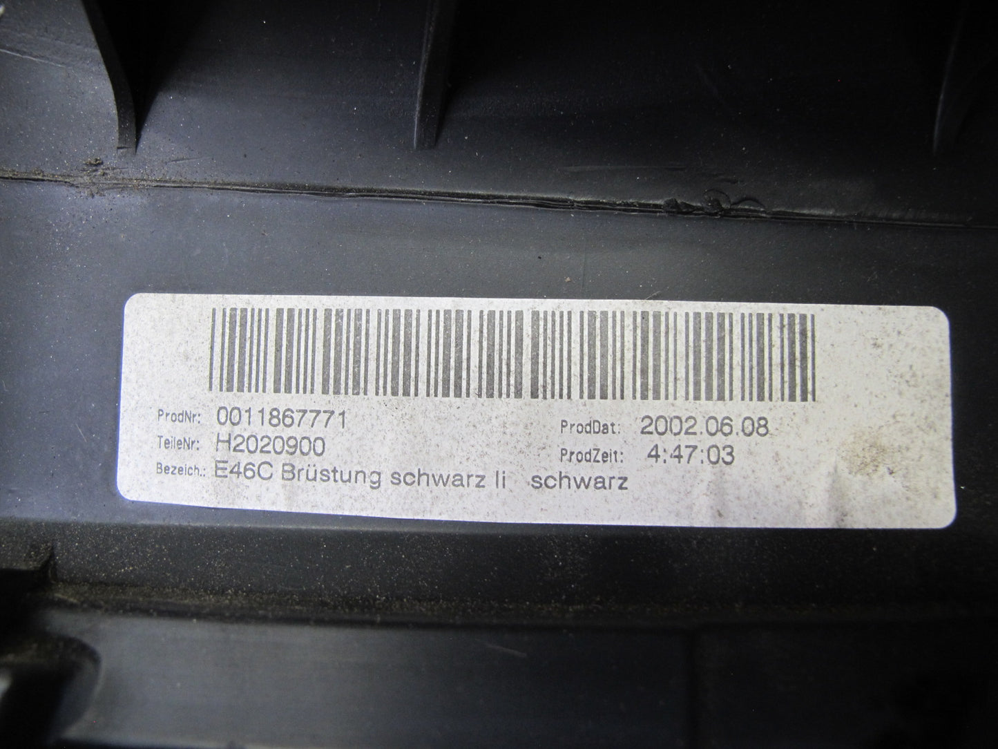 01-06 BMW E46 330ci Convertible Rear Left & Right Lateral Trim Cover Set OEM