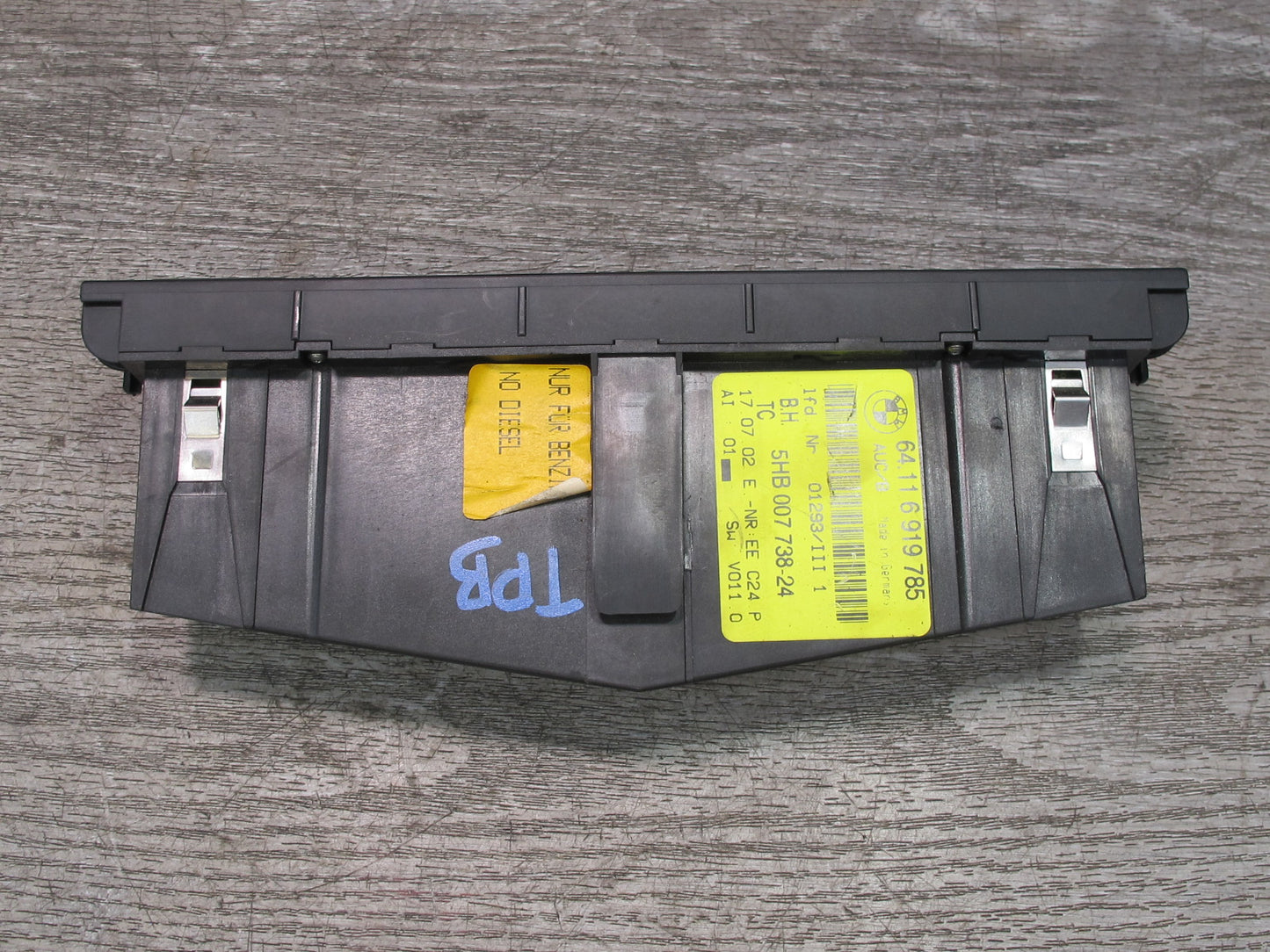 01-06 BMW E46 330ci A/C Air Condition Climate Control Switch Panel 6919785 OEM