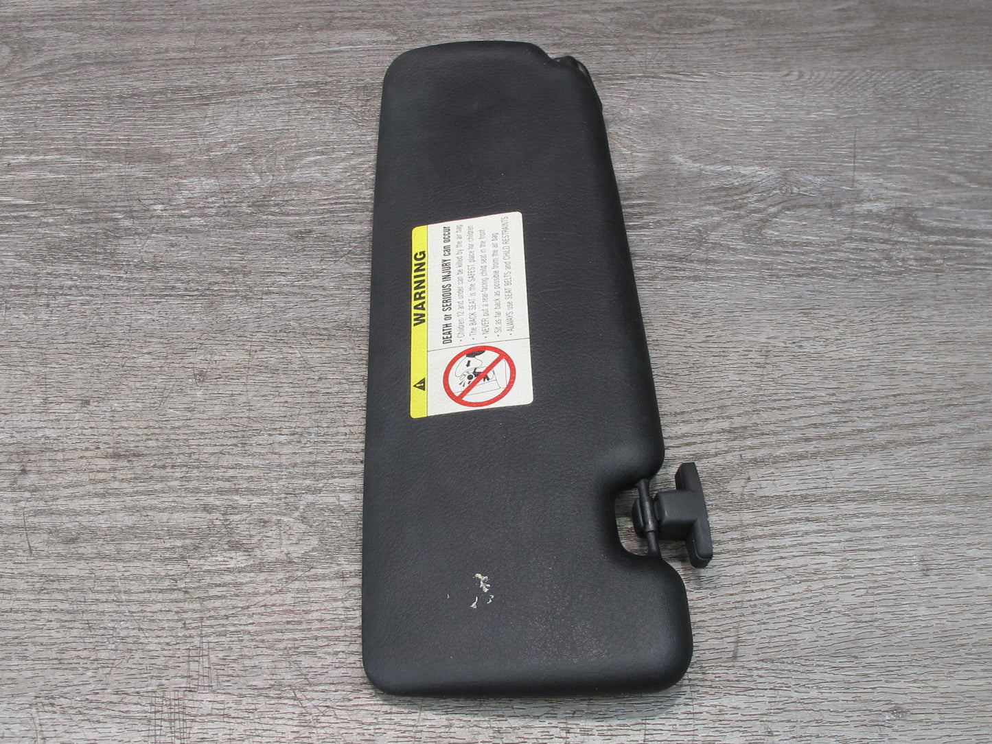 01-06 BMW E46 330ci Convertible Set of 2 Front Left & Right Sun Visor Black OEM