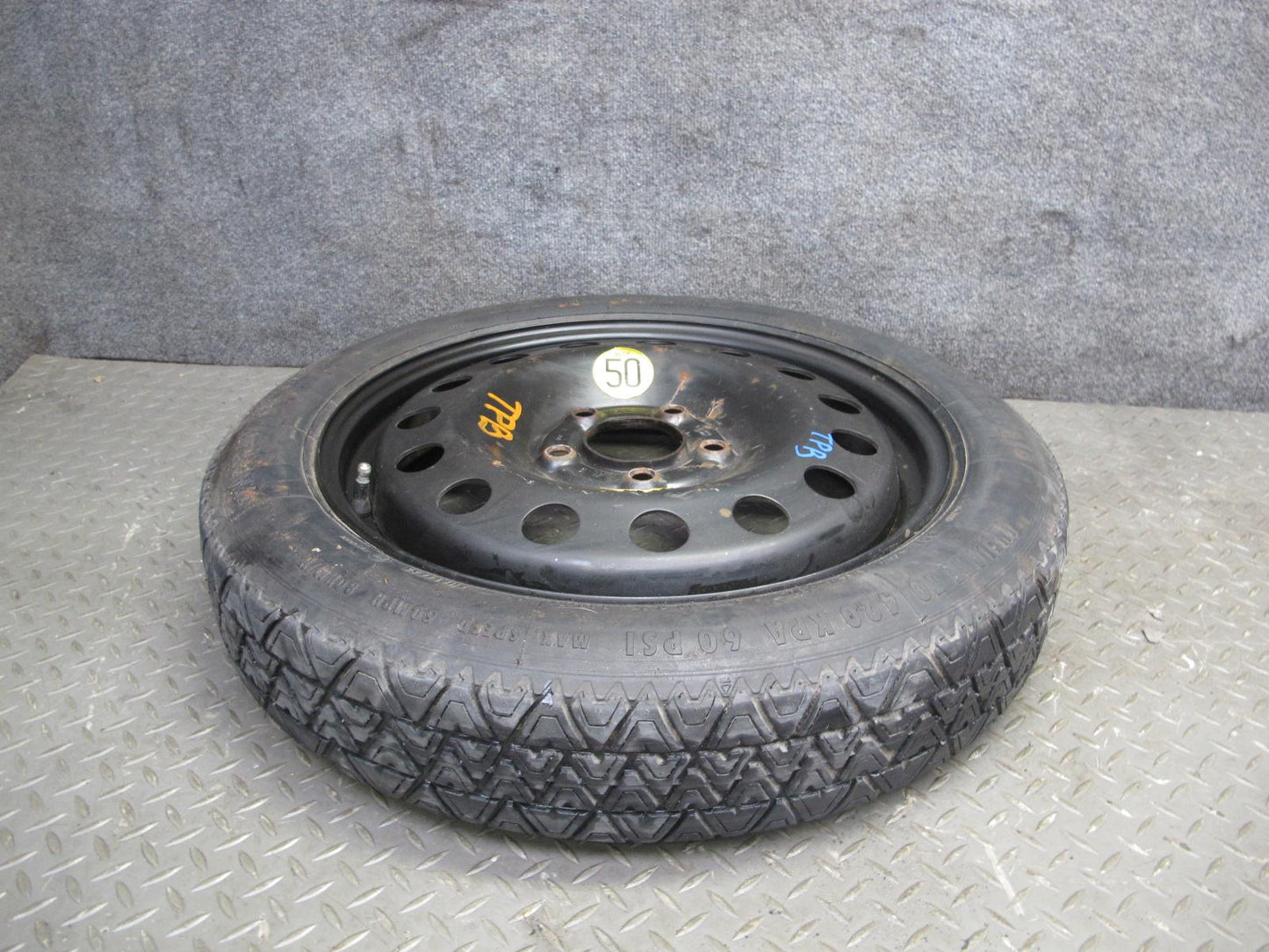 01-06 BMW E46 330ci R17 17" Spare Tire Wheel 17x3.5B ET30 125/80 6750007 OEM