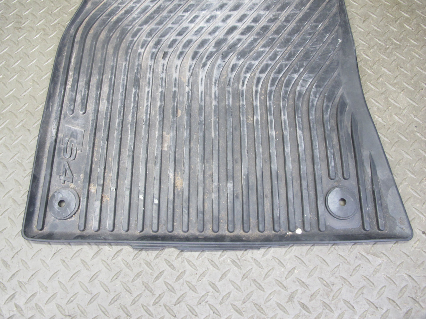 13-16 Audi S4 B8 Set of 4 Front & Rear Floor MAT Rubber Black OEM