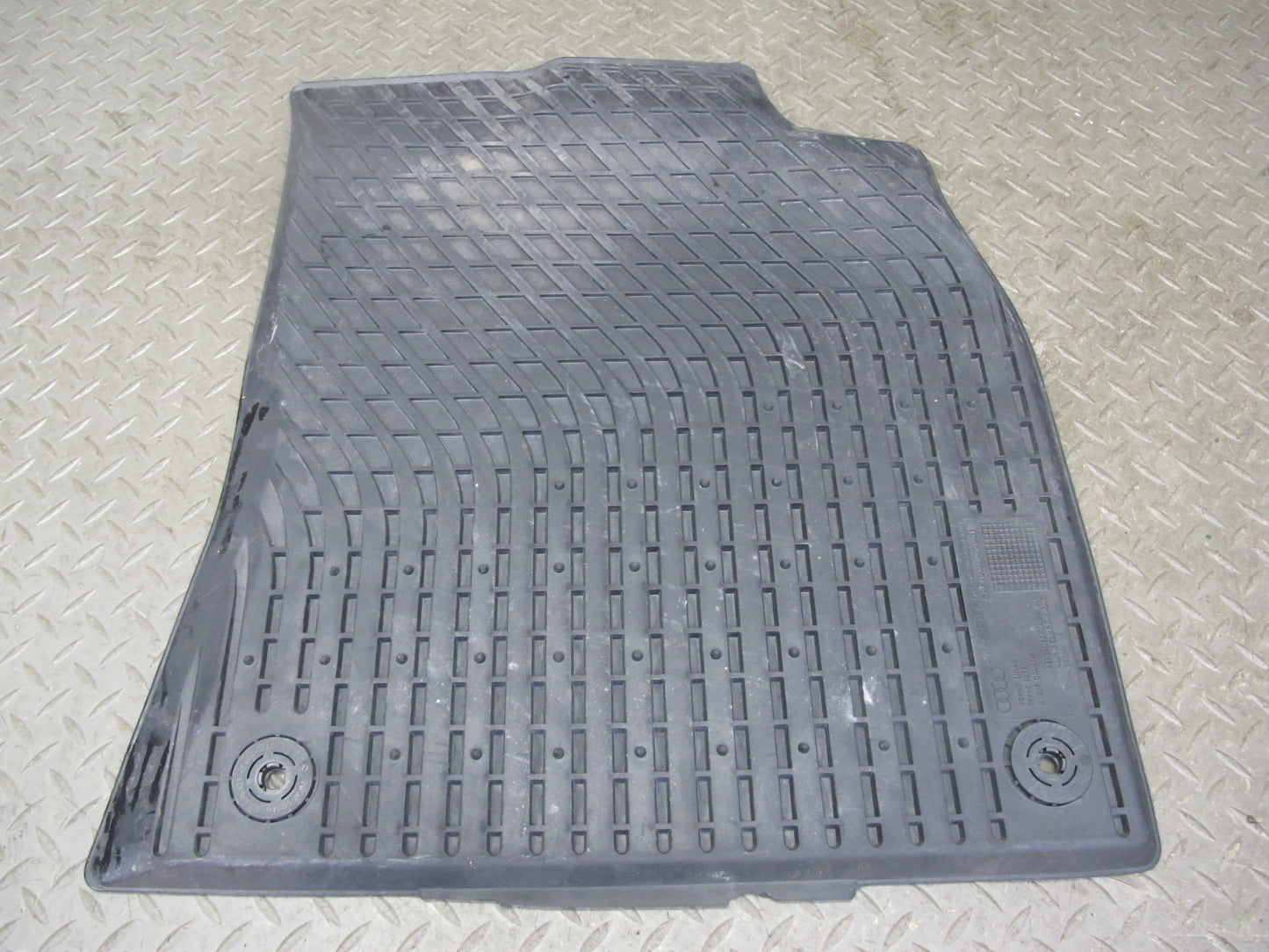 13-16 Audi S4 B8 Set of 4 Front & Rear Floor MAT Rubber Black OEM
