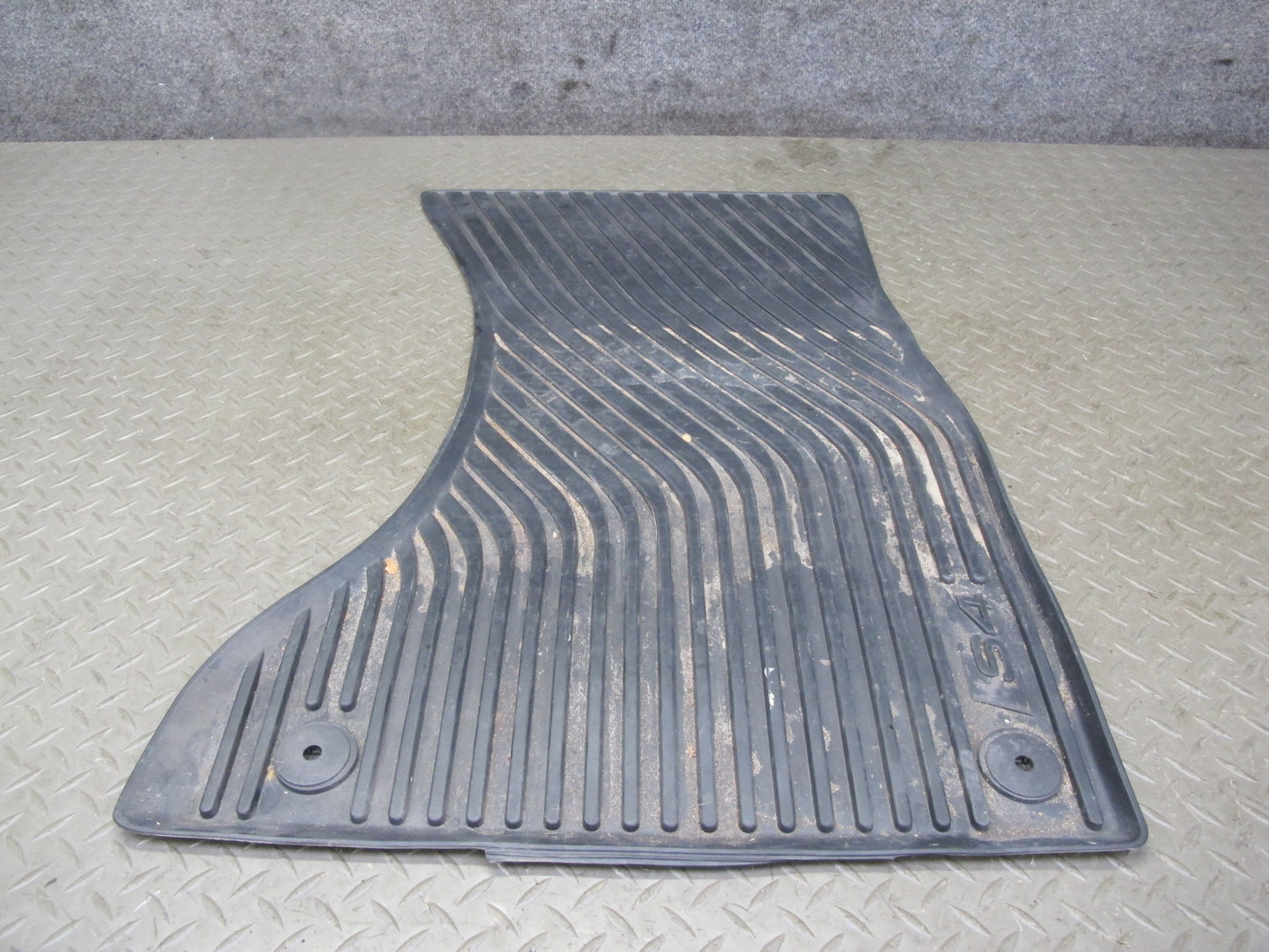 13-16 Audi S4 B8 Set of 4 Front & Rear Floor MAT Rubber Black OEM