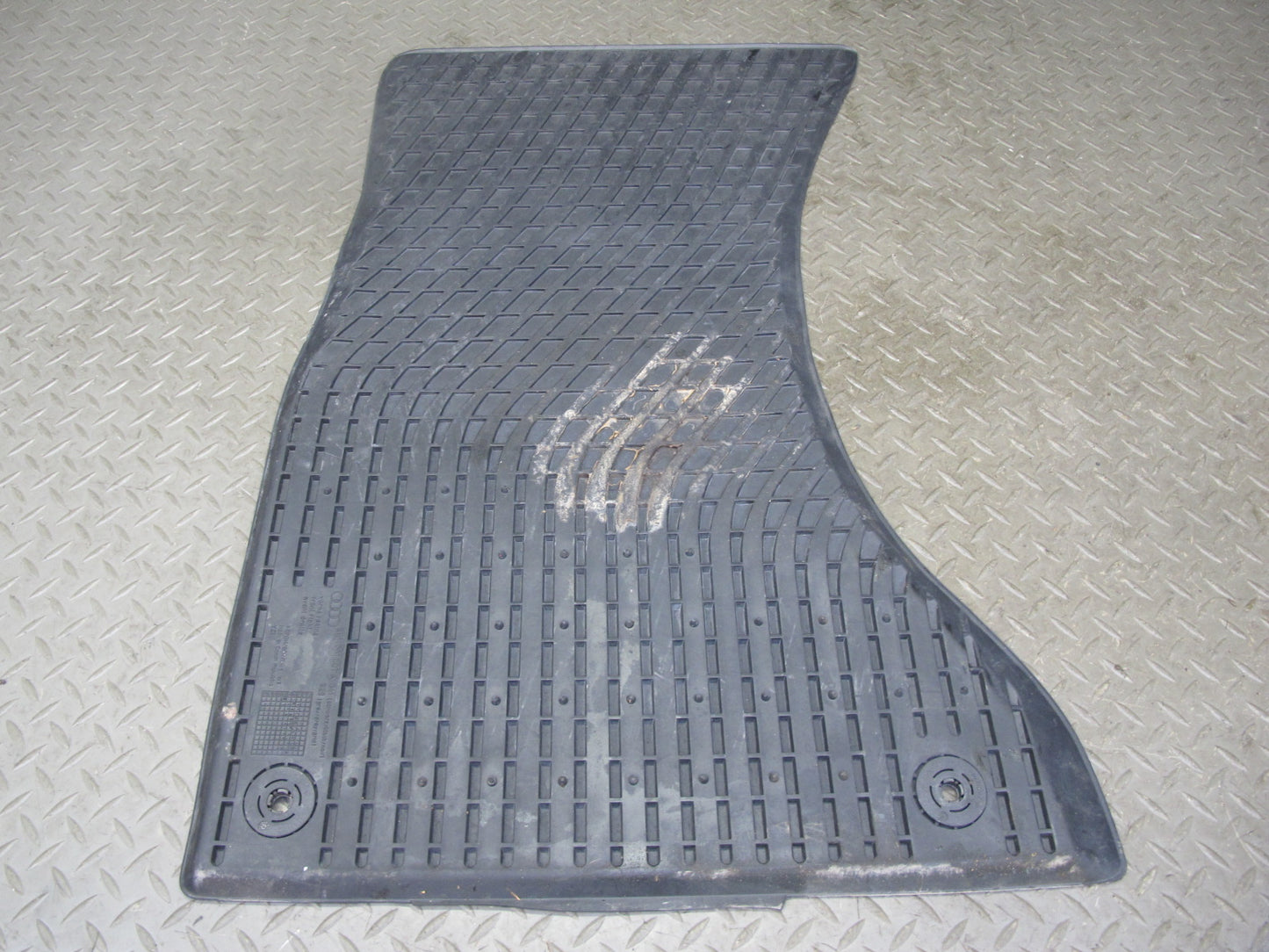 13-16 Audi S4 B8 Set of 4 Front & Rear Floor MAT Rubber Black OEM